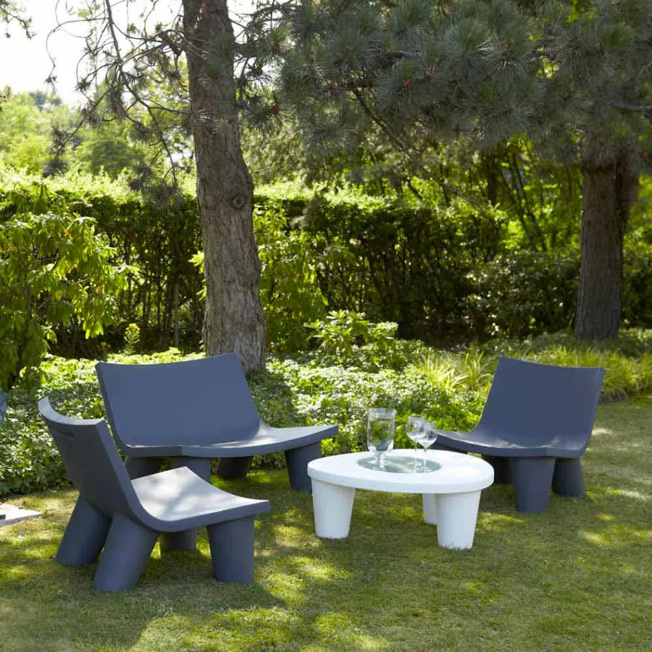 Scaun de design cu design redus Low Lita color produs în Italia Viadurini