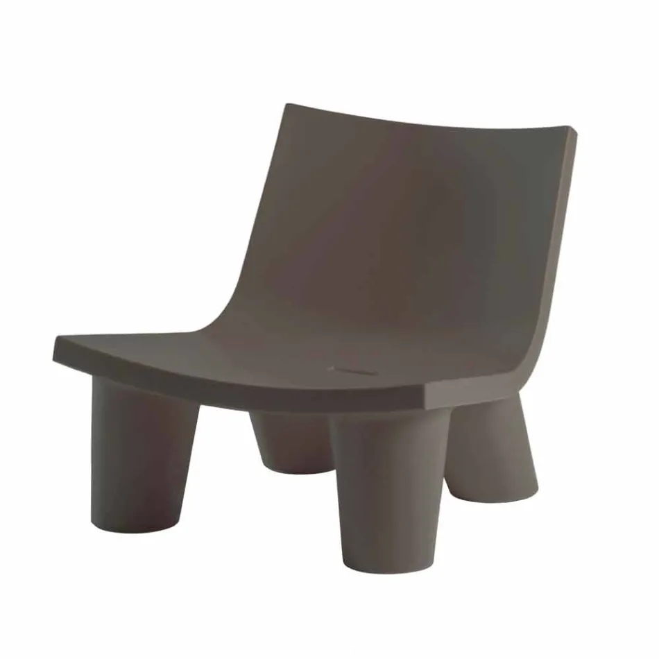 Scaun de design cu design redus Low Lita color produs în Italia Viadurini