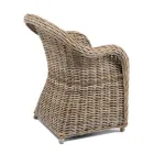 Fotoliu de exterior in Kubù cu perna de scaun - Nazgul Viadurini