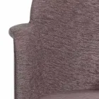 Fotoliu birou pivotant cu roți și cotiere Made in Italy - Felix Viadurini