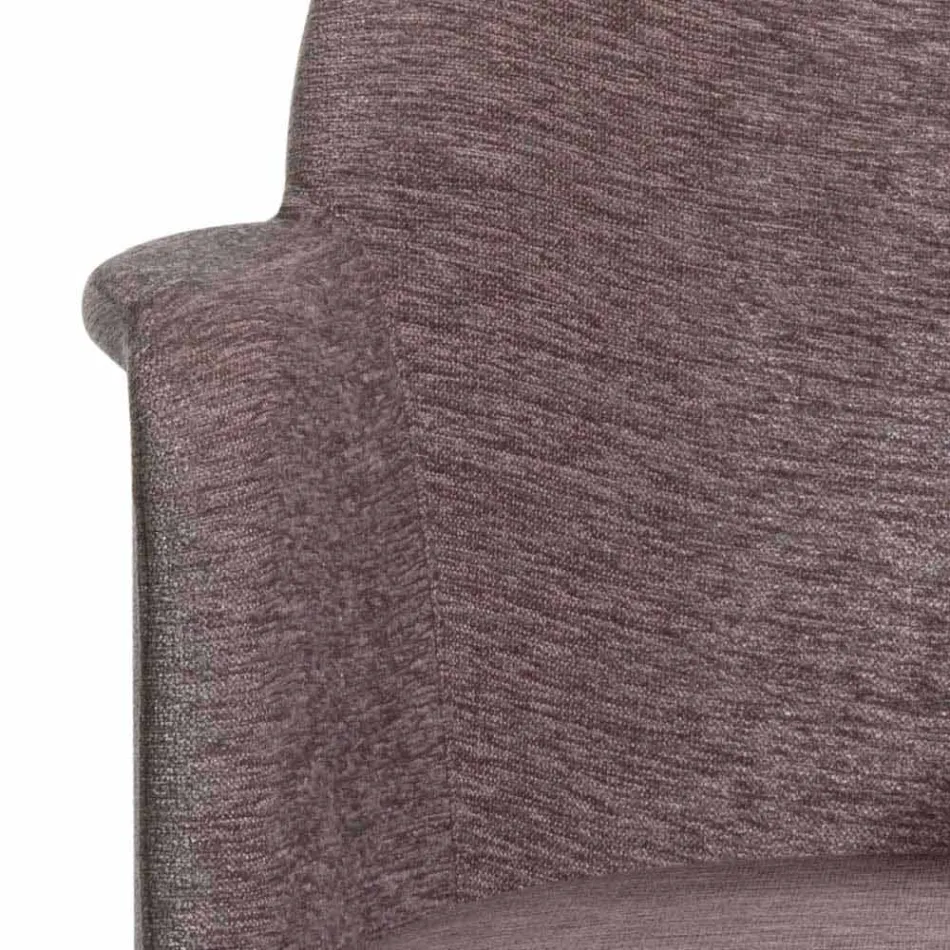 Fotoliu birou pivotant cu roți și cotiere Made in Italy - Felix Viadurini