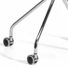 Fotoliu birou pivotant cu roți și cotiere Made in Italy - Felix Viadurini