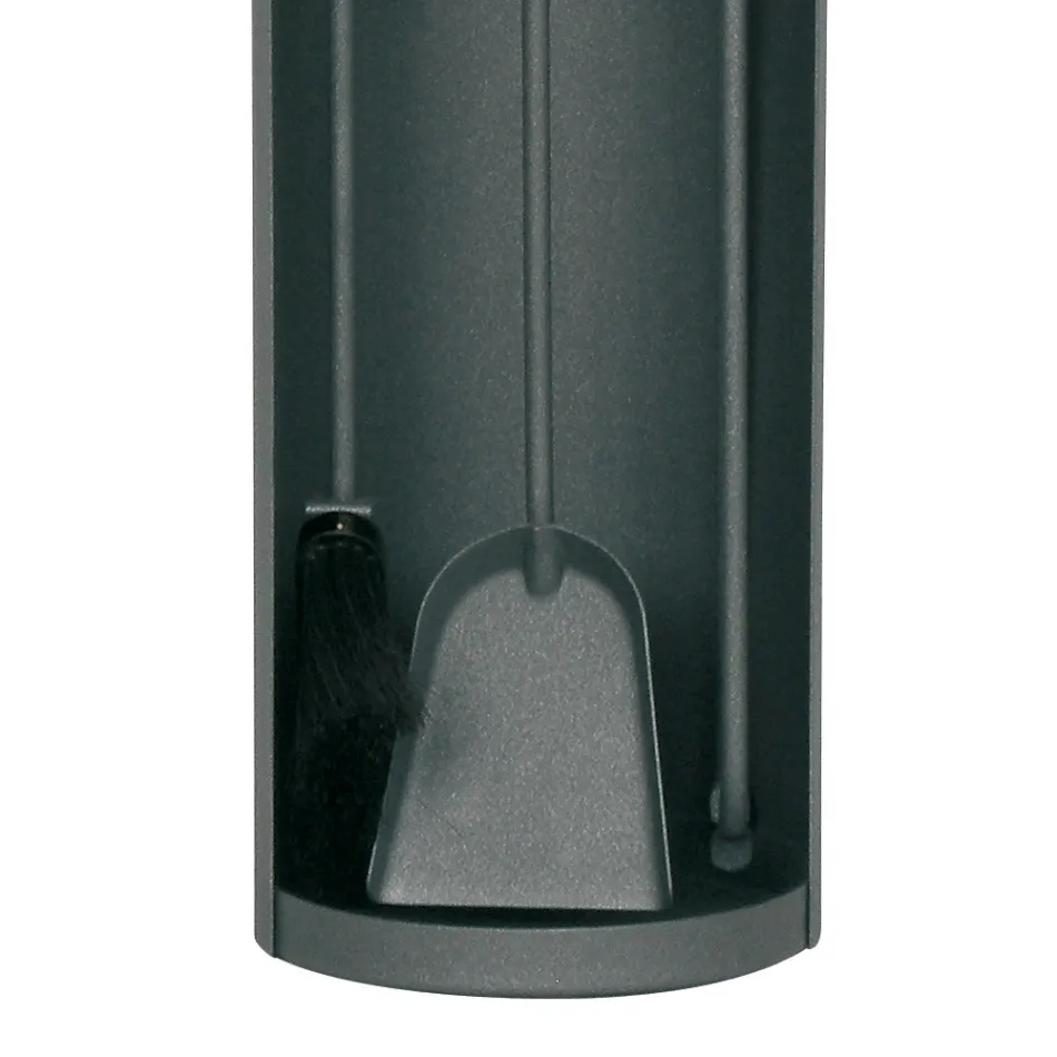 Suport scule cu 3 unelte metalice pentru semineu Made in Italy - Bazar Viadurini