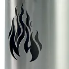 Suport scule cu 4 Accesorii din Oțel Inoxidabil și Flacără Fabricat în Italia - Vita Viadurini