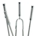 Suport scule cu 4 Accesorii din Oțel Inoxidabil și Flacără Fabricat în Italia - Vita Viadurini