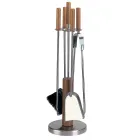 Suport scule cu 4 accesorii din metal sau otel Made in Italy - Papaya Viadurini