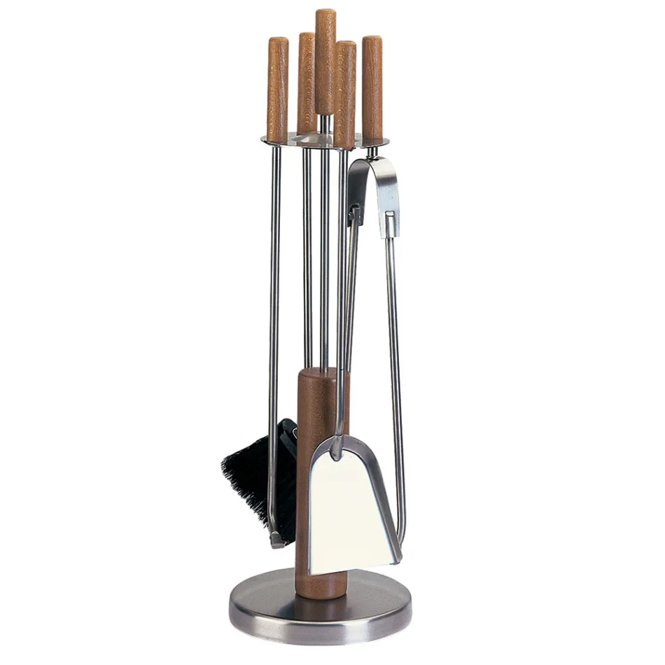 Suport scule cu 4 accesorii din metal sau otel Made in Italy - Papaya Viadurini