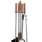 Suport scule cu 4 accesorii din metal sau otel Made in Italy - Papaya Viadurini