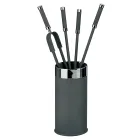 Suport pentru scule cu 4 Accesorii pentru Semineu Incluse Made in Italy - Snake Viadurini