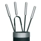 Suport pentru scule cu 4 Accesorii pentru Semineu Incluse Made in Italy - Snake Viadurini