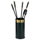 Suport pentru scule cu 4 Accesorii pentru Semineu Incluse Made in Italy - Snake Viadurini