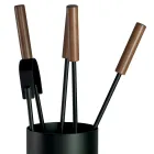Suport de scule cu 4 unelte de îngrijire a șemineului Made in Italy - Fakir Viadurini