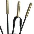 Suport de scule cu 4 unelte de îngrijire a șemineului Made in Italy - Fakir Viadurini