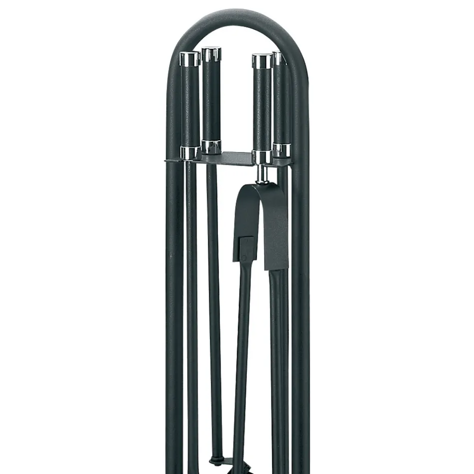 Suport de scule cu 4 Unelte pentru Semineu Made in Italy - Licaone Viadurini