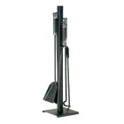 Suport de scule cu cârlig, clemă, recipient pentru praf și perie Fabricat în Italia - Geisha Viadurini