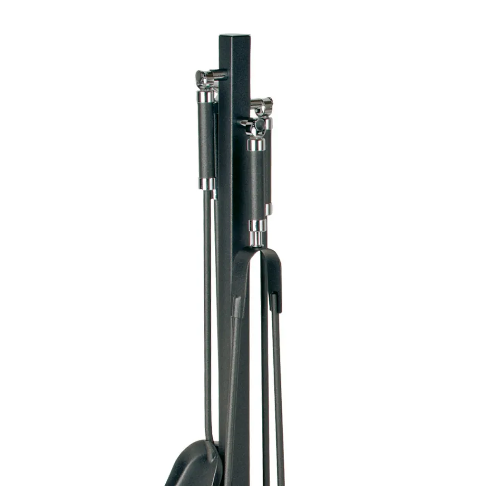 Suport de scule cu cârlig, clemă, recipient pentru praf și perie Fabricat în Italia - Geisha Viadurini