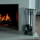 Suport scule cu linii moderne din metal si 4 scule made in Italy - Maiko Viadurini