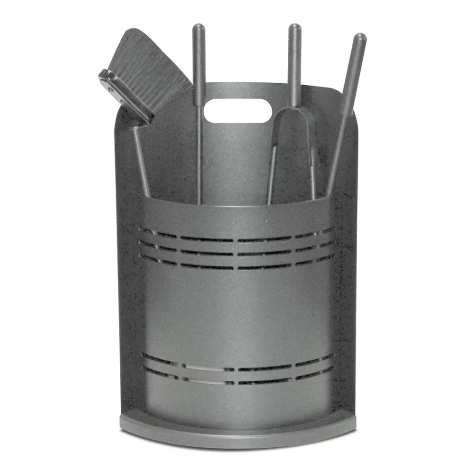 Suport de scule fix cu 4 scule pentru Semineu Made in Italy - Bonsai Viadurini