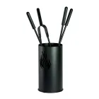 Suport de scule din metal cu 4 accesorii și flacără Made in Italy - Fakir Viadurini