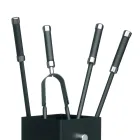 Suport de scule metalic patrat si 4 accesorii Made in Italy - Iena Viadurini