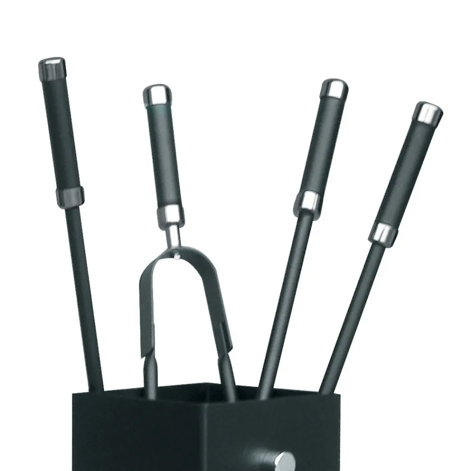 Suport de scule metalic patrat si 4 accesorii Made in Italy - Iena Viadurini