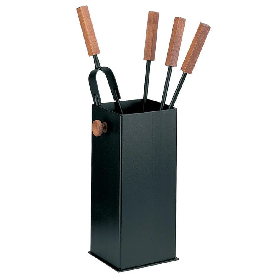 Suport de scule metalic patrat si 4 accesorii Made in Italy - Iena Viadurini