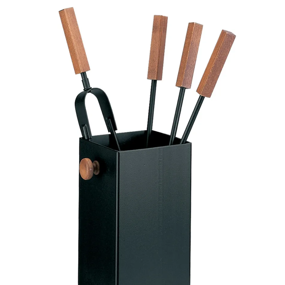 Suport de scule metalic patrat si 4 accesorii Made in Italy - Iena Viadurini