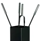 Suport de scule metalic patrat si 4 accesorii Made in Italy - Iena Viadurini