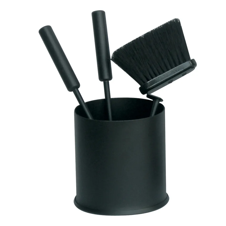 Suport de scule rotund cu 3 unelte pentru semineu Made in Italy - Ghimbir Viadurini