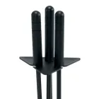 Suport de scule triunghiular cu 3 unelte pentru semineu Made in Italy - Tabu Viadurini