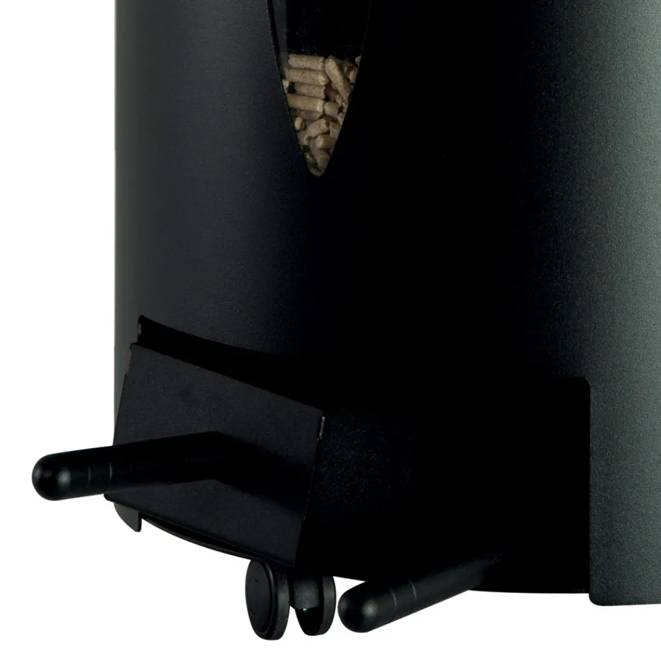 Suport peleti cu capac, matura si lopata Made in Italy - Cacatua Viadurini