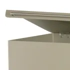 Suport metalic pentru pelete cu roti si capac Made in Italy - Gazza Viadurini