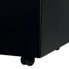 Suport pentru peleti metalic dreptunghiular cu 4 roti Made in Italy - Aquila Viadurini