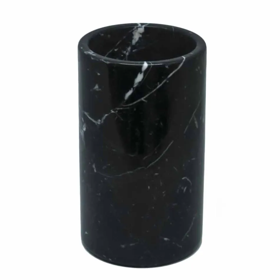 Suport de scule de bucătărie din marmură albă gri sau neagră, fabricat în Italia - Tulvio Viadurini