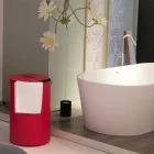 Cămăși de rufe cilindrice din piele prelucrată manual Roby Viadurini