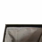 Coș de rufe din piele, cu un design de bază dreptunghiulară Peter Viadurini