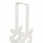 Suport dublu pentru ceașcă din fier alb, bej sau fildeș, fabricat în Italia - Leiden Viadurini