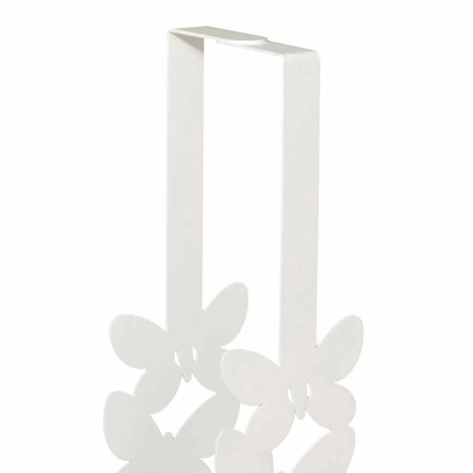 Suport dublu pentru ceașcă din fier alb, bej sau fildeș, fabricat în Italia - Leiden Viadurini