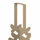 Suport dublu pentru ceașcă din fier alb, bej sau fildeș, fabricat în Italia - Leiden Viadurini