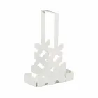 Suport dublu pentru ceașcă din fier alb, bej sau fildeș, fabricat în Italia - Leiden Viadurini