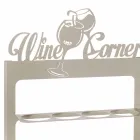 Suport de sticlă făcută manual din fier prețios Made in Italy - Maste Viadurini