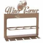 Suport de sticlă făcută manual din fier prețios Made in Italy - Maste Viadurini