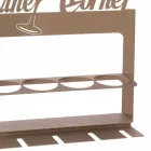 Suport de sticlă făcută manual din fier prețios Made in Italy - Maste Viadurini