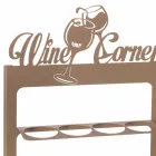 Suport de sticlă făcută manual din fier prețios Made in Italy - Maste Viadurini