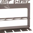 Suport de sticlă făcută manual din fier prețios Made in Italy - Maste Viadurini