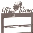 Suport de sticlă făcută manual din fier prețios Made in Italy - Maste Viadurini