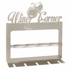 Suport de sticlă făcută manual din fier prețios Made in Italy - Maste Viadurini