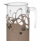 Suport modern pentru sticle din fier alb, bej sau fildeș, fabricat în Italia - Leiden Viadurini