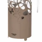 Suport modern pentru sticle din fier alb, bej sau fildeș, fabricat în Italia - Leiden Viadurini