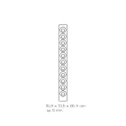 Suport pentru sticle de vin de perete din cristal acrilic transparent - Piccolo Viadurini